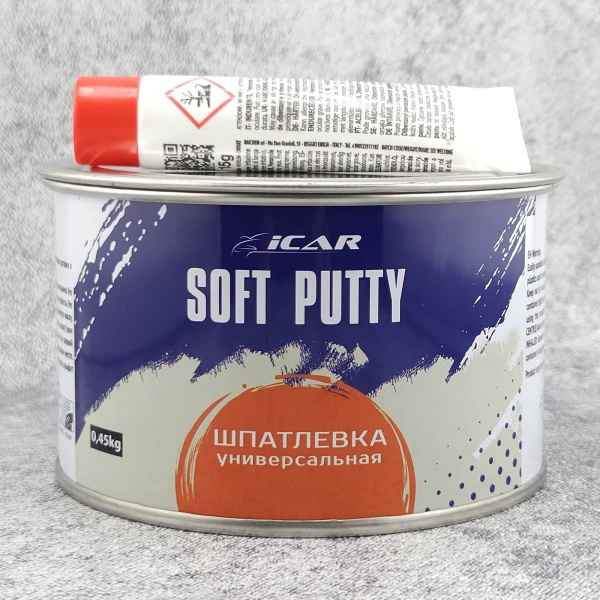 ICAR / IC-SP-1800 Шпатлевка SOFT PUTTY, 1.75 кг (6шт.)