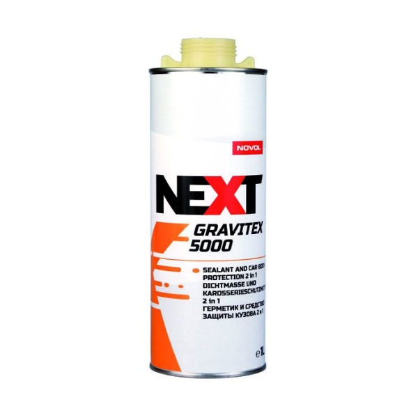 NEXT / Антигравий GraviTex 5000 с добавлением герметика бежевый 1,0 л   90970   (12шт)