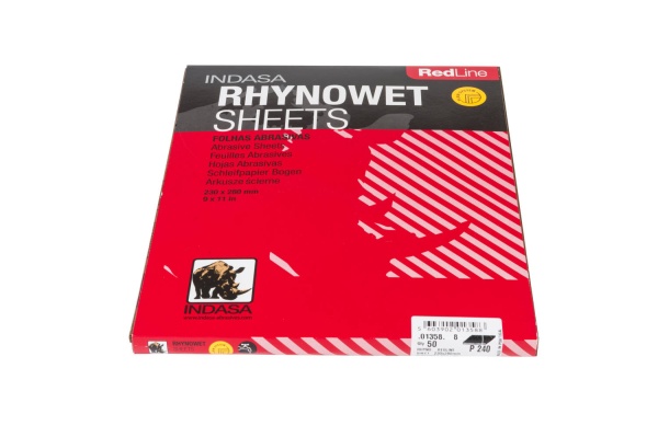 INDASA / RHYNOWET Лист (по мокрому) 230мм*280мм Р 240  арт.01358  (50шт)