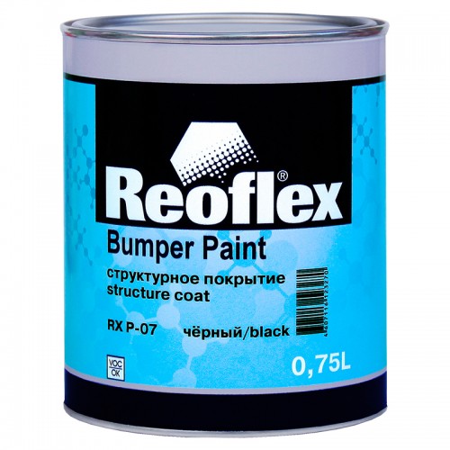 REOFLEX / Структурное покрытие ЧЕРНОЕ 0,75 л для бампера (6)